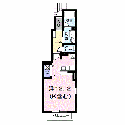 クリエンテ 101【管理NO：1-015035801-01010】 ★家具家電は申し込み後に搬入します★ ★2026年10月中旬入居可能★の外観画像