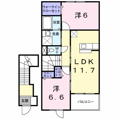 サンリットメゾンＩ 205【管理NO：1-012648301-02040】 ★家具家電は申し込み後に搬入します★ ★2026年10月上旬入居可能★の外観画像