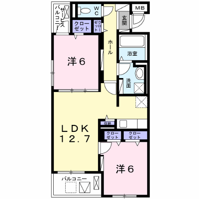 Ｅａｓｔ　有　Ⅲ 205【管理NO：1-025258201-02050】 ★家具家電は申し込み後に搬入します★ ★2026年09月中旬入居可能★の外観画像