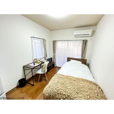 ユニオンマンスリー坂戸６　106　1K・シングル☆【禁煙ルーム】人気の角部屋！安心のモニター付きインターフォン完備/デスク・チェア＆たっぷり収納2ドア冷蔵庫など生活家電のあるお部屋の外観画像