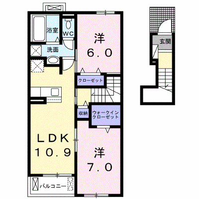 シャトルガーデンＦＳ．Ⅳ 202【管理NO：1-026492302-02020】 ★家具家電は申し込み後に搬入します★ ★2026年10月上旬入居可能★の外観画像