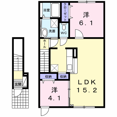 ビリーブ　グットⅢ 204【管理NO：1-019479701-02040】 ★家具家電は申し込み後に搬入します★ ★2026年10月中旬入居可能★の外観画像