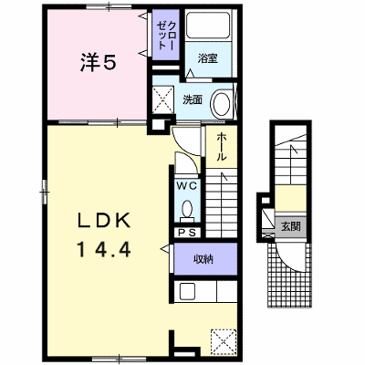 スパライ銀世Ⅴ 201【管理NO：1-022368801-02010】 ★家具家電は申し込み後に搬入します★ ★2026年10月中旬入居可能★の外観画像