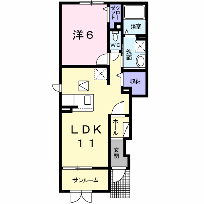 リヴェール　Ⅱ 101【管理NO：1-024988002-01010】 ★家具家電は申し込み後に搬入します★ ★2026年10月下旬入居可能★の外観画像