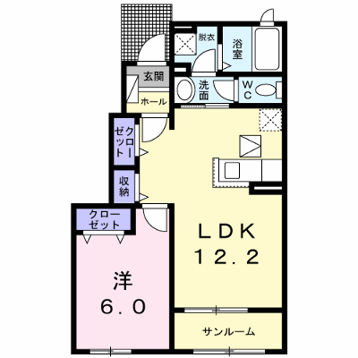 フェリオⅡ 102【管理NO：1-025790901-01020】 ★家具家電は申し込み後に搬入します★ ★2026年10月中旬入居可能★の外観画像