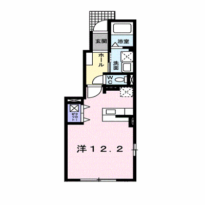 サンヴァリエ福 104【管理NO：1-014852401-01040】 ★家具家電は申し込み後に搬入します★ ★2026年10月中旬入居可能★の外観画像