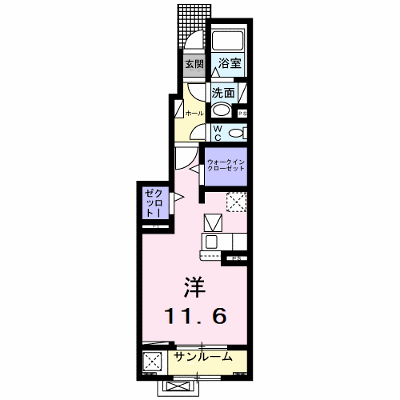 ルーブルヒルズ 103【管理NO：1-028484301-01030】 ★家具家電は申し込み後に搬入します★ ★2027年02月上旬入居可能★の外観画像