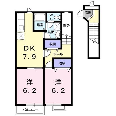 ファースト．リングⅠ 202【管理NO：1-011027201-02020】 ★家具家電は申し込み後に搬入します★ ★2026年10月上旬入居可能★の外観画像