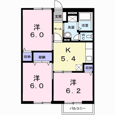 サングレープ 104【管理NO：1-007424901-01040】 ★家具家電は申し込み後に搬入します★ ★2026年10月中旬入居可能★の外観画像