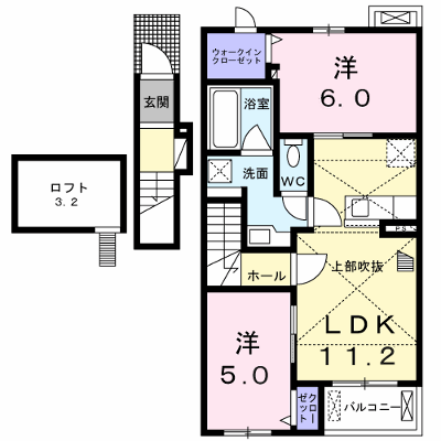 ショコラ・デ・カーサ 202【管理NO：1-020452601-02020】 ★家具家電は申し込み後に搬入します★の外観画像