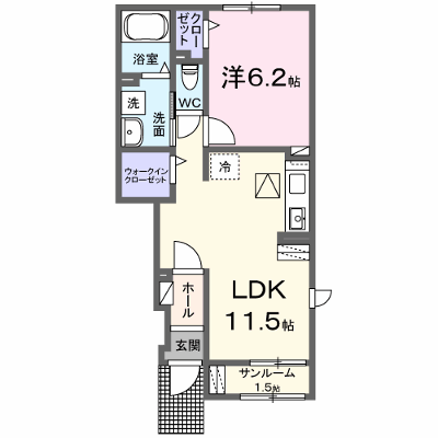 ラピスールＢ 103【管理NO：1-027763402-01030】 ★家具家電は申し込み後に搬入します★ ★2026年10月下旬入居可能★の外観画像