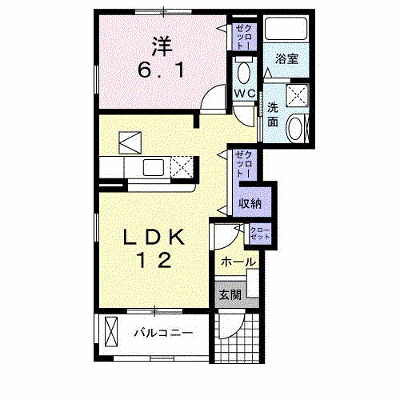 アジュール 101【管理NO：1-016286801-01010】 ★家具家電は申し込み後に搬入します★ ★2026年10月中旬入居可能★の外観画像