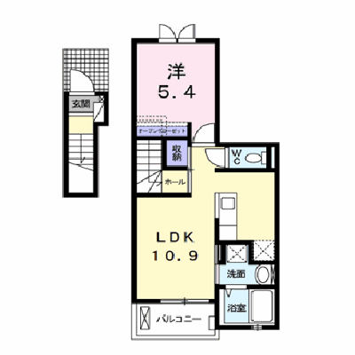 グランパール富里七栄　Ⅴ 204【管理NO：1-023163401-02040】 ★家具家電は申し込み後に搬入します★ ★2026年09月下旬入居可能★の外観画像