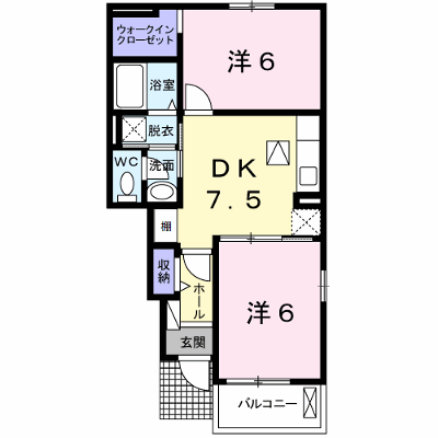 インペリアルⅡ 104【管理NO：1-019026402-01040】 ★家具家電は申し込み後に搬入します★ ★2026年09月下旬入居可能★の外観画像