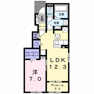 ウエスト　パーク 101【管理NO：1-025342001-01010】 ★家具家電は申し込み後に搬入します★ ★2026年09月中旬入居可能★の外観画像
