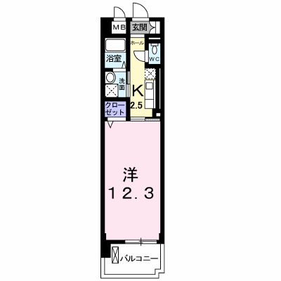 プラシード 402【管理NO：1-016106901-04020】 ★家具家電は申し込み後に搬入します★ ★2026年11月中旬入居可能★の外観画像