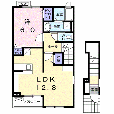 メゾンクラール 202【管理NO：1-015247201-02020】 ★家具家電は申し込み後に搬入します★の外観画像