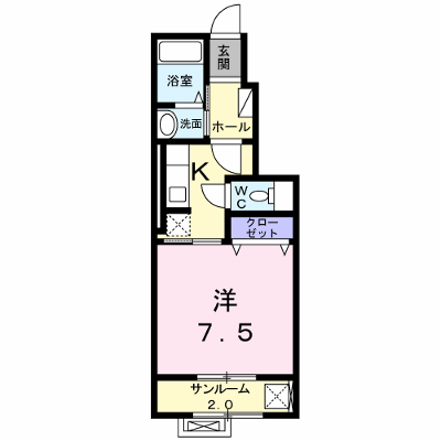 グロワールパレスＤ 103【管理NO：1-023569501-01030】 ★家具家電は申し込み後に搬入します★ ★2026年10月中旬入居可能★の外観画像