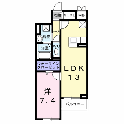 アンソレイユ 202【管理NO：1-027886901-02020】 ★家具家電は申し込み後に搬入します★ ★2026年10月上旬入居可能★の外観画像