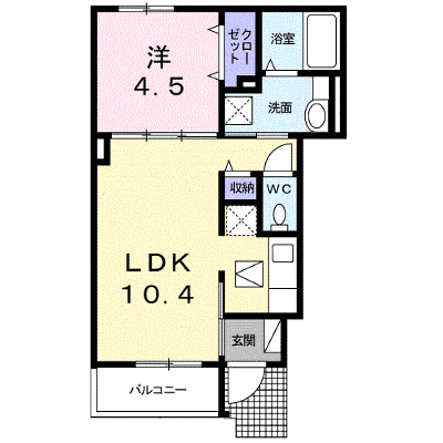 オーブリー柏原 102【管理NO：1-023549501-01020】 ★家具家電は申し込み後に搬入します★ ★2026年10月下旬入居可能★の外観画像