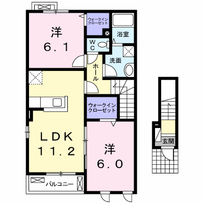 レガリア北斗 201【管理NO：1-020097201-02010】 ★家具家電は申し込み後に搬入します★ ★2026年10月下旬入居可能★の外観画像