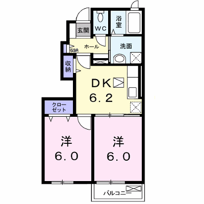 サニーヒル　Ⅱ 103【管理NO：1-016233601-01030】 ★家具家電は申し込み後に搬入します★ ★2026年10月中旬入居可能★の外観画像