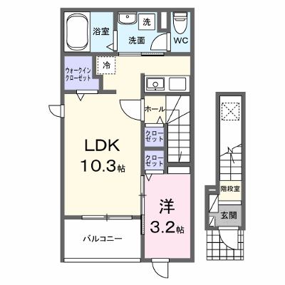 エチュード 201【管理NO：1-028780701-02010】 ★家具家電は申し込み後に搬入します★ ★2026年10月下旬入居可能★の外観画像