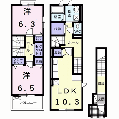 ドリームＢ 202【管理NO：1-017796602-02020】 ★家具家電は申し込み後に搬入します★ ★2026年10月上旬入居可能★の外観画像