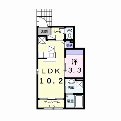 ハイムシャルマン 103【管理NO：1-017613501-01030】 ★家具家電は申し込み後に搬入します★ ★2026年09月中旬入居可能★の外観画像