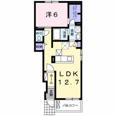 サンライズＫ　Ⅰ 103【管理NO：1-023613101-01030】 ★家具家電は申し込み後に搬入します★ ★2026年10月中旬入居可能★の外観画像