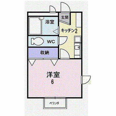 ＶＥＮＴ　ＶＥＲＴ 201【管理NO：1-007682901-02010】 ★家具家電は申し込み後に搬入します★ ★2026年10月中旬入居可能★の外観画像