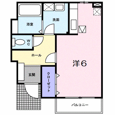 エクセランクール 102【管理NO：1-013076101-01020】 ★家具家電は申し込み後に搬入します★ ★2026年10月中旬入居可能★の外観画像