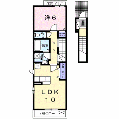 リス　ブロン 202【管理NO：1-025112701-02020】 ★家具家電は申し込み後に搬入します★の外観画像
