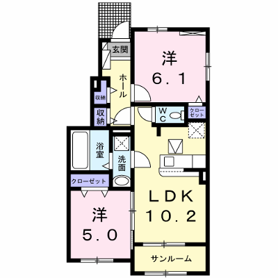 ボナールⅡ 101【管理NO：1-026333302-01010】 ★家具家電は申し込み後に搬入します★ ★2026年09月中旬入居可能★の外観画像