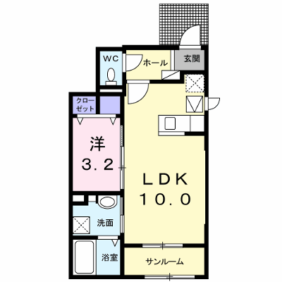 ルナファータⅠ 101【管理NO：1-022245501-01010】 ★家具家電は申し込み後に搬入します★ ★2026年09月中旬入居可能★の外観画像