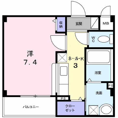 プリマベーラくずは 202【管理NO：1-015986201-02020】 ★家具家電は申し込み後に搬入します★の外観画像