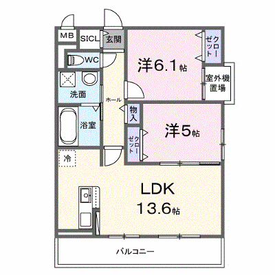 メゾンフルール 301【管理NO：1-028480601-03010】 ★家具家電は申し込み後に搬入します★ ★2026年12月下旬入居可能★の外観画像