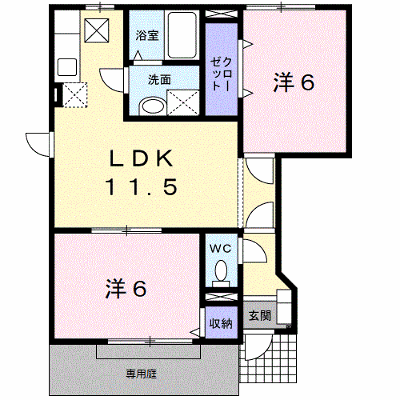 ｊｏｌｉ　ｃｏｕｒ　Ｂ 101【管理NO：1-007744202-01010】 ★家具家電は申し込み後に搬入します★ ★2026年10月上旬入居可能★の外観画像