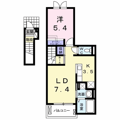 カーサ桜井町 203【管理NO：1-023446001-02030】 ★家具家電は申し込み後に搬入します★ ★2026年10月下旬入居可能★の外観画像