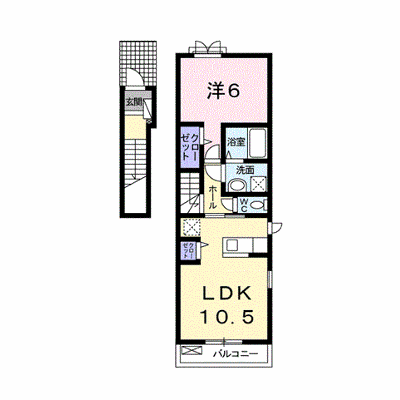 エルファロ　Ａ棟 201【管理NO：1-018884401-02010】 ★家具家電は申し込み後に搬入します★ ★2026年10月下旬入居可能★の外観画像