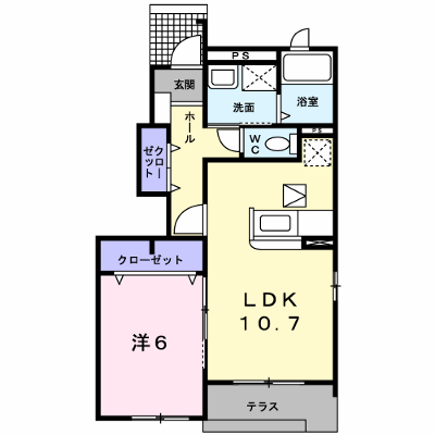 きぼう 101【管理NO：1-016889901-01010】 ★家具家電は申し込み後に搬入します★ ★2026年10月中旬入居可能★の外観画像