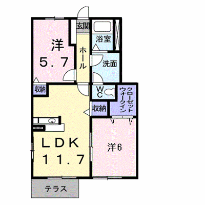 カルフール・ヒルズ　Ｂ 104【管理NO：1-010914802-01040】 ★家具家電は申し込み後に搬入します★ ★2026年10月中旬入居可能★の外観画像
