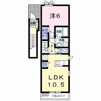 Ｃｒｏｓｓ　ｒｉｄｇｅ　Ⅰ 201【管理NO：1-019397201-02010】 ★家具家電は申し込み後に搬入します★ ★2026年09月中旬入居可能★の外観画像