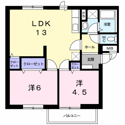 ニューエルディム山本 203【管理NO：1-004800901-02030】 ★家具家電は申し込み後に搬入します★ ★2026年10月中旬入居可能★の外観画像