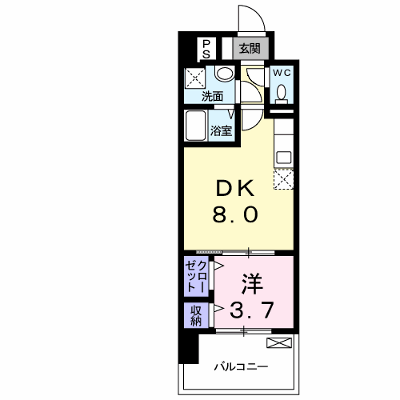 アムールガーデン陣原 205【管理NO：1-021903601-02040】 ★家具家電は申し込み後に搬入します★の外観画像