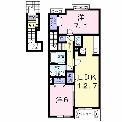 スウィートライフ野間Ａ 203【管理NO：1-015252001-02030】 ★家具家電は申し込み後に搬入します★の外観画像
