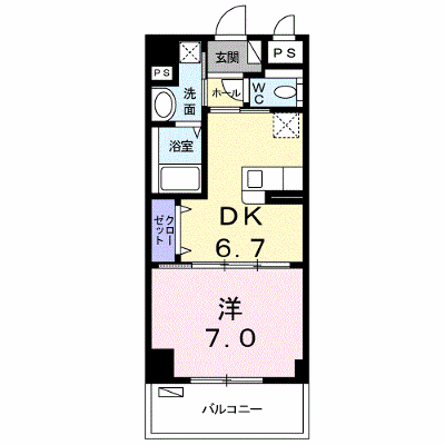 グランデュール　マーサ 203【管理NO：1-022952501-02030】 ★家具家電は申し込み後に搬入します★ ★2026年10月上旬入居可能★の外観画像