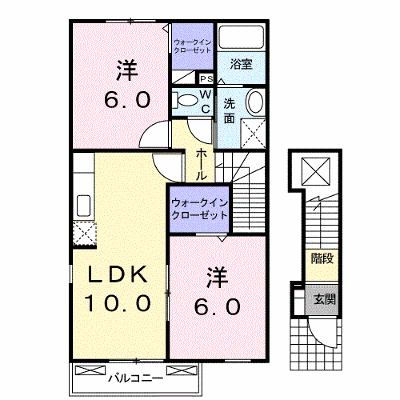 プリマヴェ－ラ葵Ｋ 201【管理NO：1-014862801-02010】 ★家具家電は申し込み後に搬入します★ ★2026年09月中旬入居可能★の外観画像