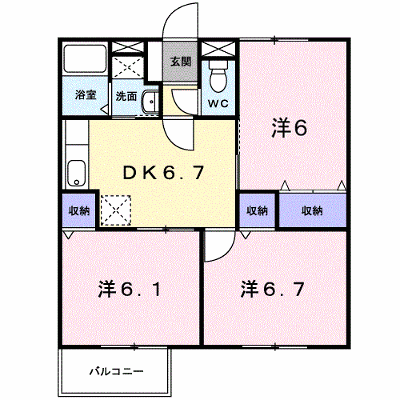 リバーパークタモツＡ棟 202【管理NO：1-007257301-02020】 ★家具家電は申し込み後に搬入します★ ★2026年10月中旬入居可能★の外観画像
