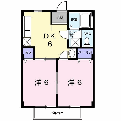 カーサウエダ 202【管理NO：1-004959901-02020】 ★家具家電は申し込み後に搬入します★ ★2026年10月上旬入居可能★の外観画像